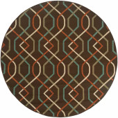 Montego 896 N  Indoor-Outdoor Round Area Rug by Oriental Weavers Montego 896 N  Indoor-Outdoor Round Area Rug by Oriental Weavers