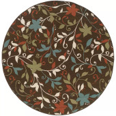 Montego 967 X  Indoor-Outdoor Round Area Rug by Oriental Weavers Montego 967 X  Indoor-Outdoor Round Area Rug by Oriental Weavers