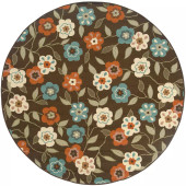 Montego 2267 D  Indoor-Outdoor Round Area Rug by Oriental Weavers Montego 2267 D  Indoor-Outdoor Round Area Rug by Oriental Weavers