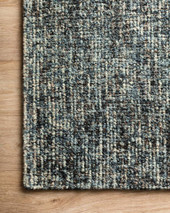 Loloi Harlow HLO-01 Denim/Charcoal Area Rug Corner Loloi Harlow HLO-01 Denim/Charcoal Area Rug Corner