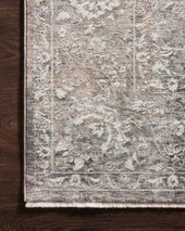 Loloi Homage HOM-03 Stone/Ivory Area Rug Corner Loloi Homage HOM-03 Stone/Ivory Area Rug Corner