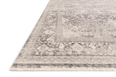 Loloi Homage HOM-04 Ivory/Grey Area Rug Angle Loloi Homage HOM-04 Ivory/Grey Area Rug Angle