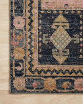 Loloi II Jocelyn JOC-06 Rose/Rose Area Rug Corner