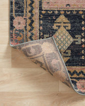 Loloi II Jocelyn JOC-06 Rose/Rose Area Rug Backing