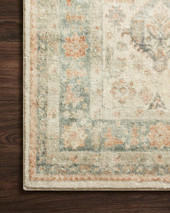 Loloi II Rosette ROS-01 Beige/Multi Area Rug Corner Loloi II Rosette ROS-01 Beige/Multi Area Rug Corner