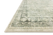 Loloi II Rosette ROS-04 Steel/Graphite Area Rug Angle