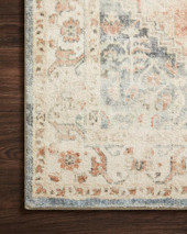 Loloi II Rosette ROS-06 Clay/Ivory Area Rug Corner Loloi II Rosette ROS-06 Clay/Ivory Area Rug Corner