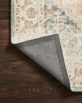 Loloi II Rosette ROS-06 Clay/Ivory Area Rug Backing Loloi II Rosette ROS-06 Clay/Ivory Area Rug Backing