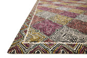 Loloi II Spectrum SPE-03 Charcoal/Multi Area Rug Angle Loloi II Spectrum SPE-03 Charcoal/Multi Area Rug Angle