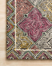 Loloi II Spectrum SPE-03 Charcoal/Multi Area Rug Corner Loloi II Spectrum SPE-03 Charcoal/Multi Area Rug Corner