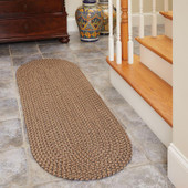 Rhody Rug Camden CD36 Shades of Brown Runner Area Rug Room Scene