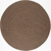 Rhody Rug Camden CD86 Shadow Tweed Round Area Rug