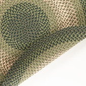 Rhody Rug Twin River TR22 Green Multi Round Area Rug Back Rhody Rug Twin River TR22 Green Multi Round Area Rug Back