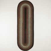 Rhody Rug Twin River TR82 Black Multi Runner Area Rug Rhody Rug Twin River TR82 Black Multi Runner Area Rug