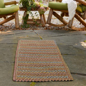 Rhody Rug Woodstock WO31 Hickory Multi Runner Area Rug Outdoors Rhody Rug Woodstock WO31 Hickory Multi Runner Area Rug Outdoors