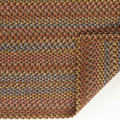 Rhody Rug Woodstock WO31 Hickory Multi Square Area Rug Back Rhody Rug Woodstock WO31 Hickory Multi Square Area Rug Back