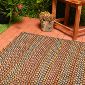 Rhody Rug Woodstock WO31 Hickory Multi Square Area Rug Outdoors Rhody Rug Woodstock WO31 Hickory Multi Square Area Rug Outdoors