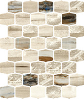 Coastline La Jolla Beige Lantern Glass Mosaic Tile Coastline La Jolla Beige Lantern Glass Mosaic Tile