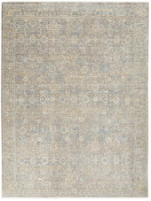 Nourison Lustrous Weave LUW01 Ivory/Blue Area Rug Nourison Lustrous Weave LUW01 Ivory/Blue Area Rug