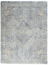 Nourison Lustrous Weave LUW02 Blue/Ivory Area Rug Nourison Lustrous Weave LUW02 Blue/Ivory Area Rug