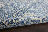 Nourison Lustrous Weave LUW03 Blue Area Rug Texture Nourison Lustrous Weave LUW03 Blue Area Rug Texture