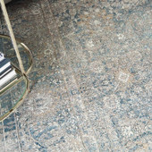 Nourison Starry Nights STN01 Cream/Blue Area Rug Room Scene 2 Nourison Starry Nights STN01 Cream/Blue Area Rug Room Scene 2