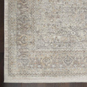 Nourison Starry Nights STN04 Cream/Grey Area Rug Corner