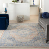 Nourison Starry Nights STN07 Blush/Multi Area Rug Room Scene Nourison Starry Nights STN07 Blush/Multi Area Rug Room Scene