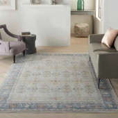 Nourison Starry Nights STN08 Grey Area Rug Room Scene Nourison Starry Nights STN08 Grey Area Rug Room Scene