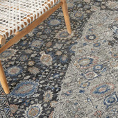 Nourison Starry Nights STN11 Grey/Blue Area Rug Room Scene 2