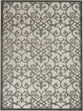 Nourison Aloha ALH21 Grey Charcoal Area Rug Nourison Aloha ALH21 Grey Charcoal Area Rug