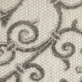 Nourison Aloha ALH21 Grey Charcoal Area Rug Detail Nourison Aloha ALH21 Grey Charcoal Area Rug Detail