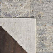 Nourison Infinite IFT02 Grey Area Rug Backing Nourison Infinite IFT02 Grey Area Rug Backing