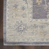 Nourison Infinite IFT03 Charcoal Area Rug Corner Nourison Infinite IFT03 Charcoal Area Rug Corner