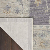 Nourison Infinite IFT03 Charcoal Area Rug Backing Nourison Infinite IFT03 Charcoal Area Rug Backing