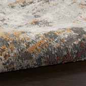 Nourison Tangra TNR03 Grey Multi Area Rug Texture Nourison Tangra TNR03 Grey Multi Area Rug Texture