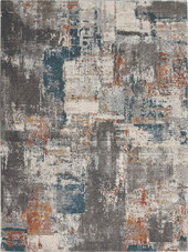 Nourison Tangra TNR06 Grey Multi Area Rug Nourison Tangra TNR06 Grey Multi Area Rug