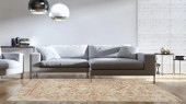 Annie ANN-01 White Rust Area Rug - Magnolia Home by Joanna Gaines Room Scene Annie ANN-01 White Rust Area Rug - Magnolia Home by Joanna Gaines Room Scene