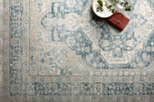Elise ELI-01 Neutral Blue Area Rug - Magnolia Home by Joanna Gaines Lifestyle Scene