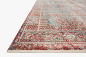 Elise ELI-04 Sky Red Area Rug - Magnolia Home by Joanna Gaines Angle Elise ELI-04 Sky Red Area Rug - Magnolia Home by Joanna Gaines Angle