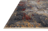 Loloi II Samra SAM-03 Dk. Grey Spice Area Rug Angle Loloi II Samra SAM-03 Dk. Grey Spice Area Rug Angle