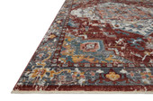 Loloi II Samra SAM-10 Brick Grey Area Rug Angle Loloi II Samra SAM-10 Brick Grey Area Rug Angle