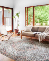 Loloi II Wynter WYN-01 Red Multi Area Rug Room Scene Loloi II Wynter WYN-01 Red Multi Area Rug Room Scene