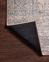 Loloi II Wynter WYN-07 Grey Charcoal Area Rug Backing