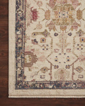 Loloi Giada GIA-04 Ivory Multi Area Rug Corner