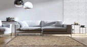 Loloi Giada GIA-04 Ivory Multi Area Rug Room Scene Loloi Giada GIA-04 Ivory Multi Area Rug Room Scene