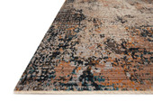 Loloi Leigh LEI-04 Silver Multi Area Rug Angle Loloi Leigh LEI-04 Silver Multi Area Rug Angle