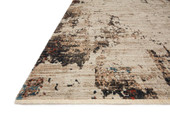 Loloi Leigh LEI-05 Ivory Charcoal Area Rug Angle Loloi Leigh LEI-05 Ivory Charcoal Area Rug Angle