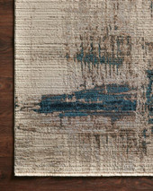 Loloi Leigh LEI-08 Slate Denim Area Rug Corner Loloi Leigh LEI-08 Slate Denim Area Rug Corner
