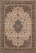 Loloi Lourdes LOU-01 Natural Ocean Area Rug Loloi Lourdes LOU-01 Natural Ocean Area Rug